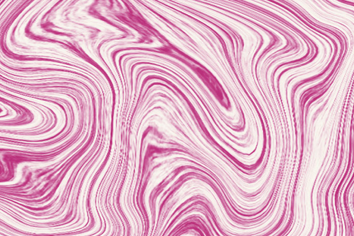pinkfarbige Linienstuktur, Marmorierung