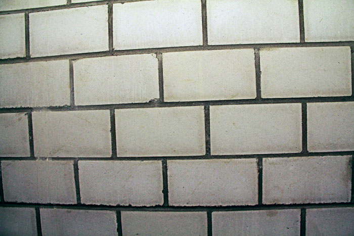 Wand mit Mauersteinen