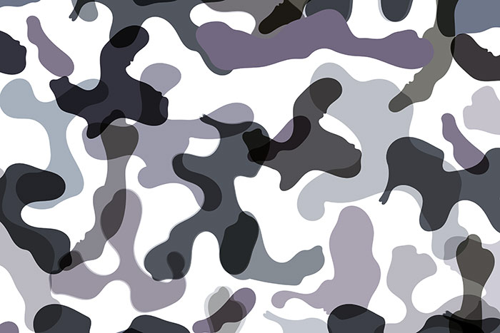 Camouflagemuster in graulila